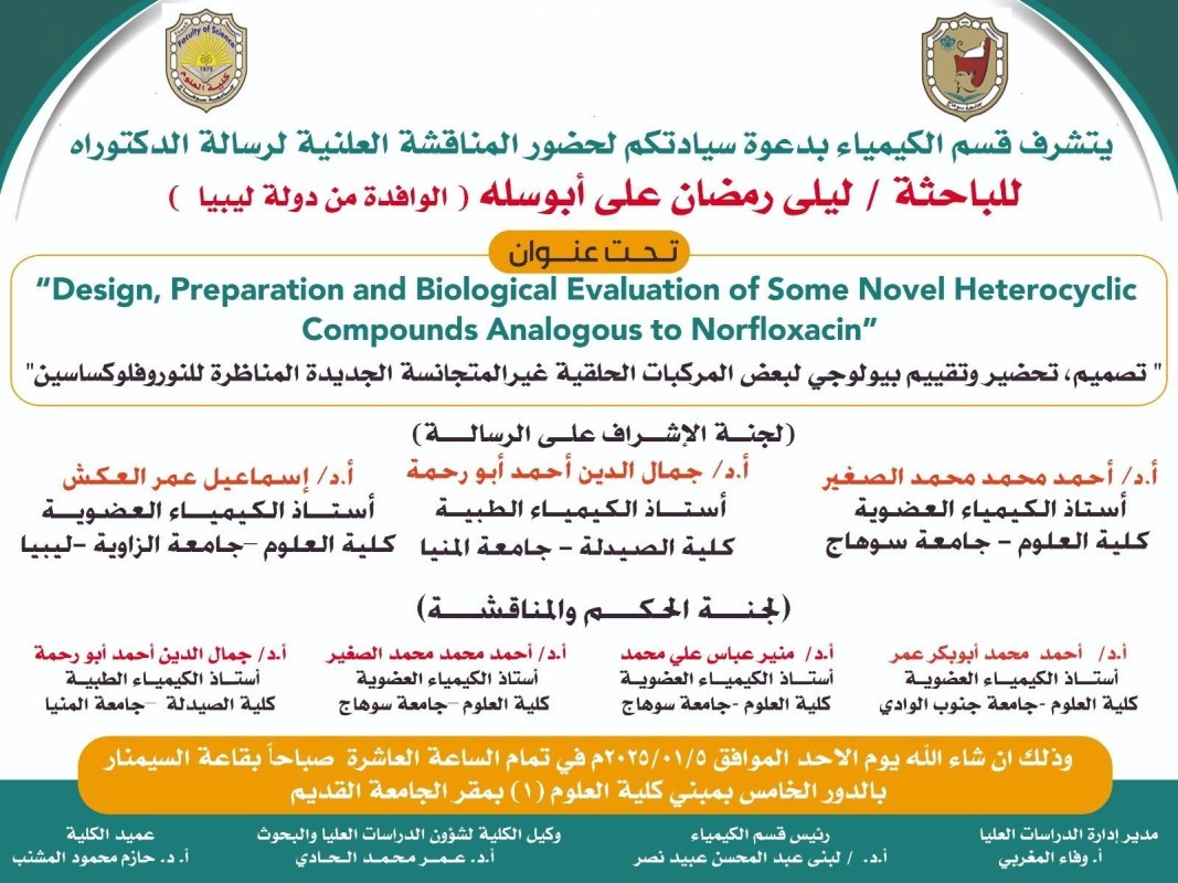 إيفاد أعضاء هيئة التدريس للدراسة في جامعة سوهاج: إنجاز أكاديمي جديد