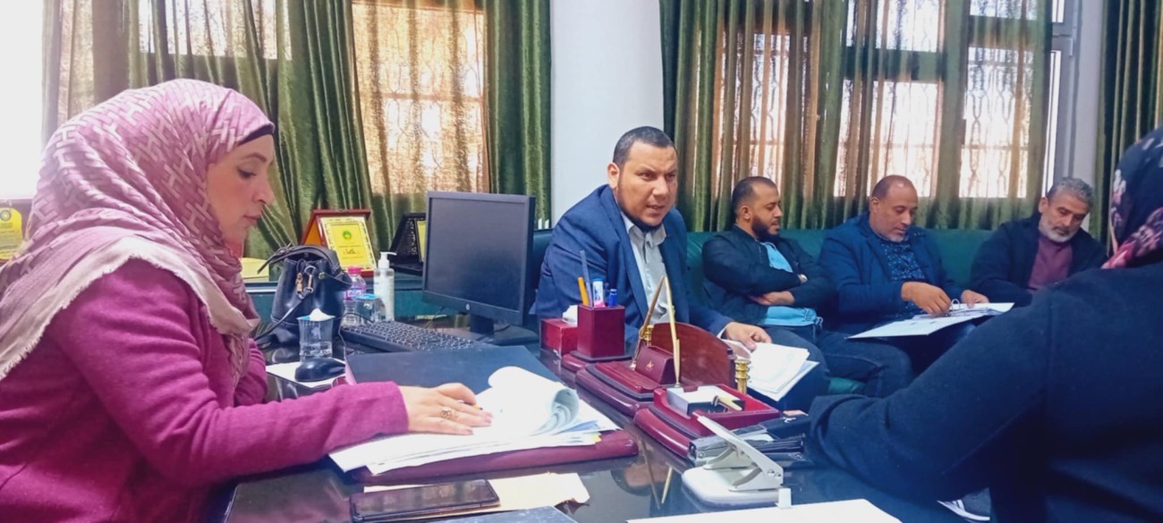 اجتماع فريق الجودة بالكلية: استعدادات لاستقبال الفريق الداخلي