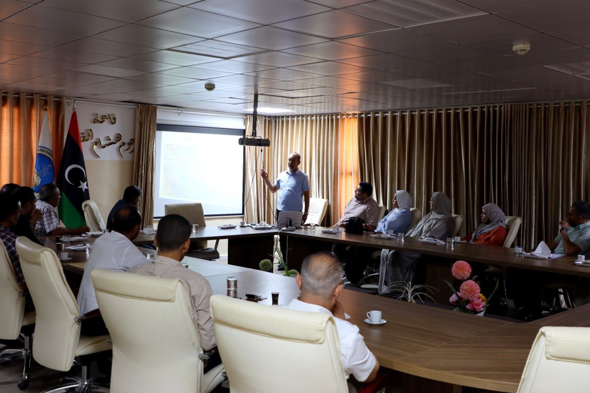 زيارة تدقيق ضمان الجودة بجامعة صبراتة